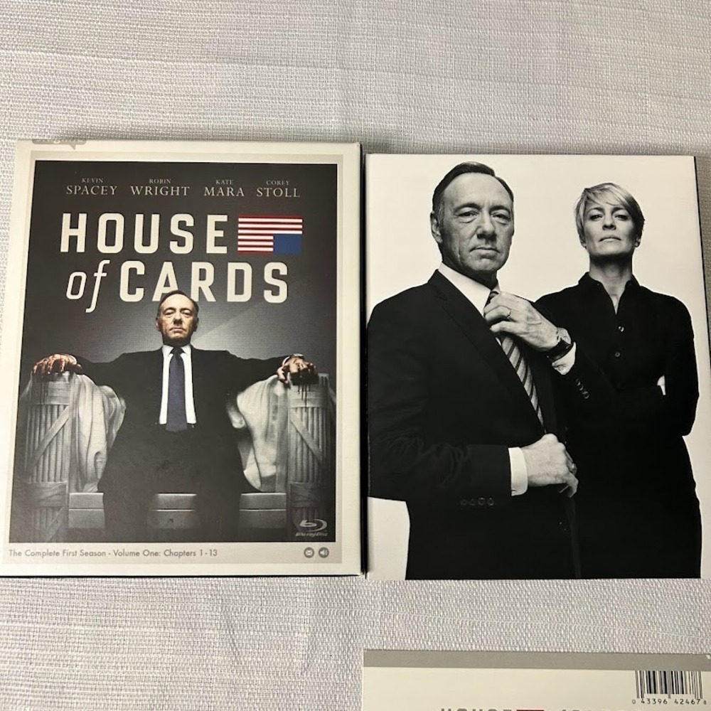 House of Cards Complete‎ Season 1 DVD 4-Disc Set Kevin Spacey Robin Wright 2013